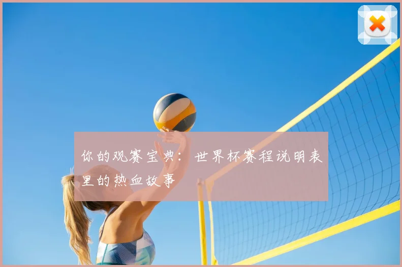 你的观赛宝典:世界杯赛程说明表里的热血故事