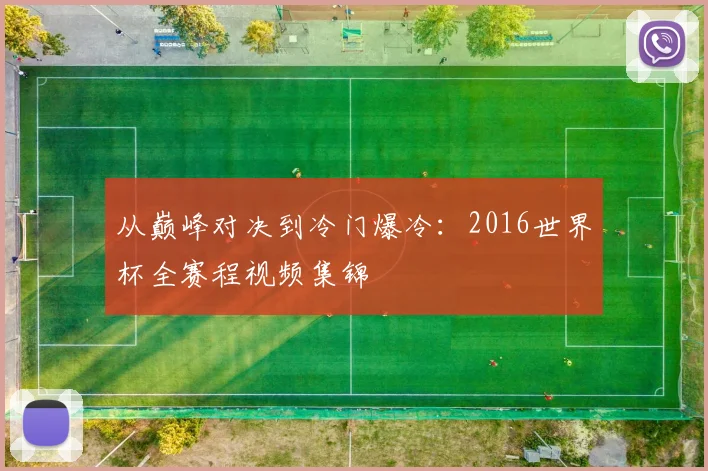 从巅峰对决到冷门爆冷:2016世界杯全赛程视频集锦