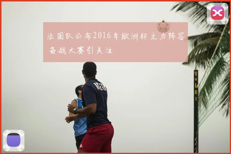 法国队公布2016年欧洲杯主力阵容 备战大赛引关注