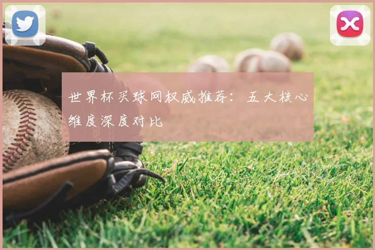 世界杯买球网权威推荐:五大核心维度深度对比