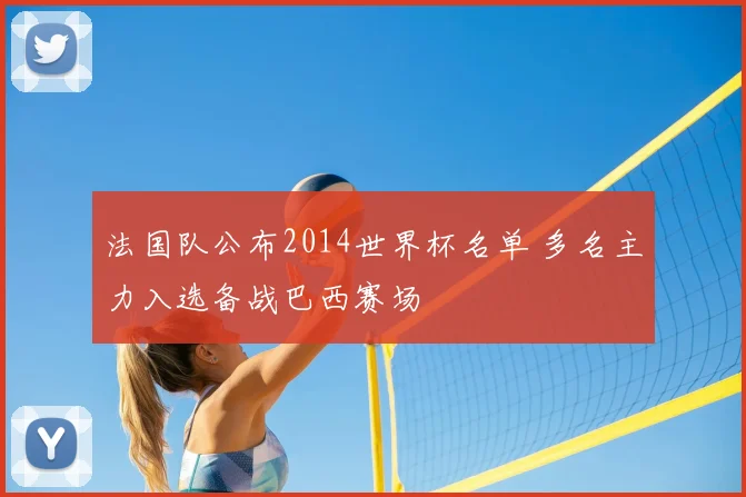 法国队公布2014世界杯名单 多名主力入选备战巴西赛场